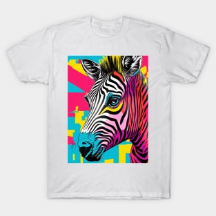 Summer Vibes Zebra Abstract Art Tee! T-Shirt